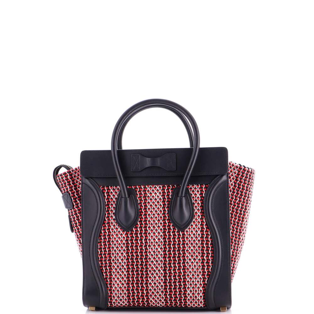 Celine Luggage Bag Tweed Micro #220357C11B - Picture 3 of 8